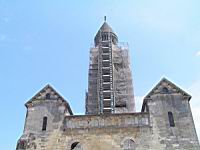 Perigueux, Cathedrale Saint-Front, Clocher en reparation